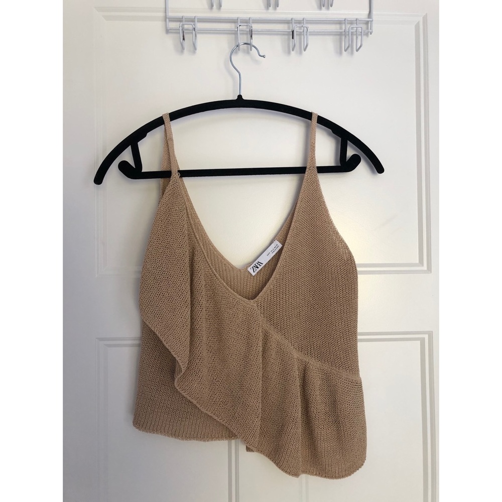 Zara Knit Ruffle Tunic